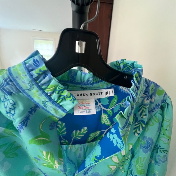 Gretchen Scott "Jungle Symphony" Top - Brand New (no tags) - Size XL - Picture 3 of 4